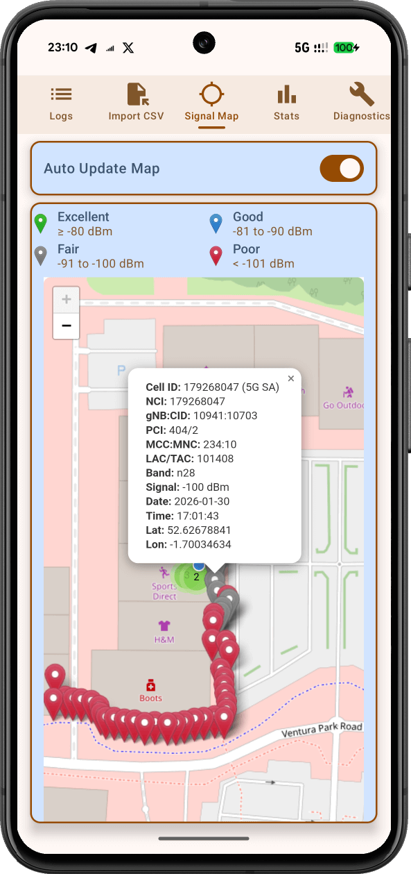 14_Cellinfo_Signal_Map_Extended Cellinfo Signal Map